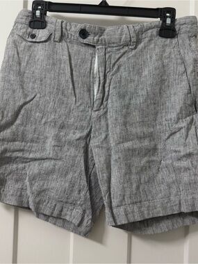 Banana Republic Men’s Chino Short Linen Blend Gray Size 29